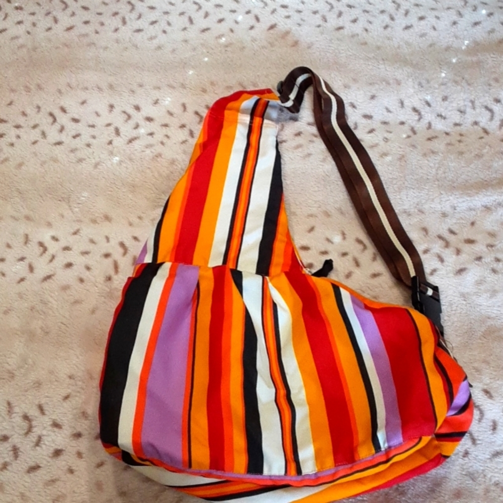 Funky Striped Crossbody